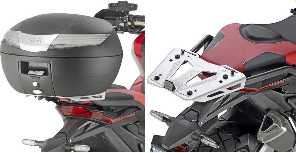 Givi Fijación De Baúl Trasero Monokey/monolock Honda X-adv 750 Silver / Black One Size