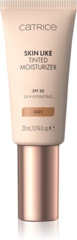 Catrice Skin Like Tinted Moisturizer ενυδατική κρέμα με χρώμα SPF 30 απόχρωση 042C 28 ml