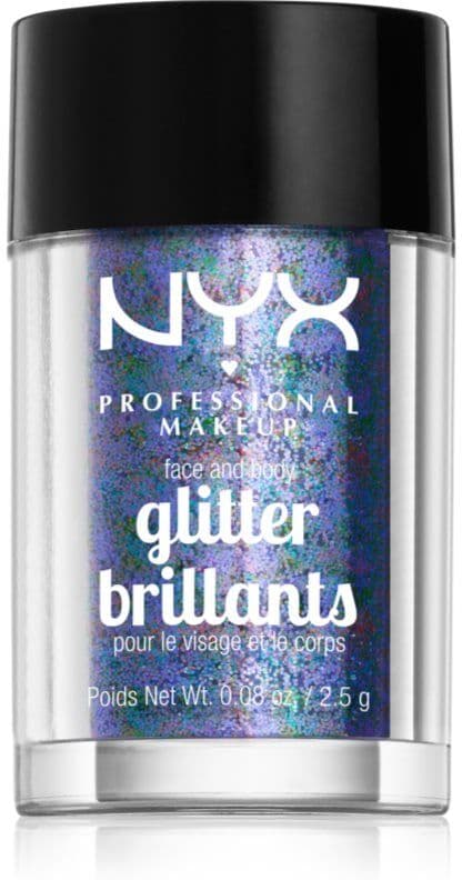 NYX Professional Makeup Face & Body Glitter Brillants brokat do twarzy i ciała odcień 11 Violet 2.5 g
