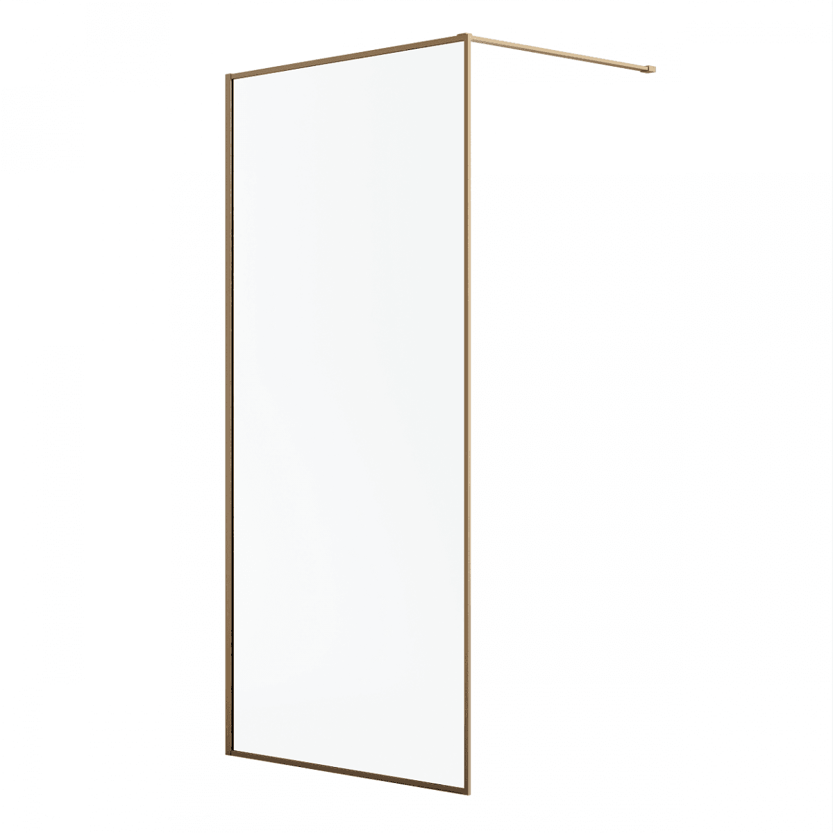 Radaway Modo F II Brushed Copper kabina Walk-in 55x201cm Szczotkowana Miedź szkło przejrzyste 10409055-93-01