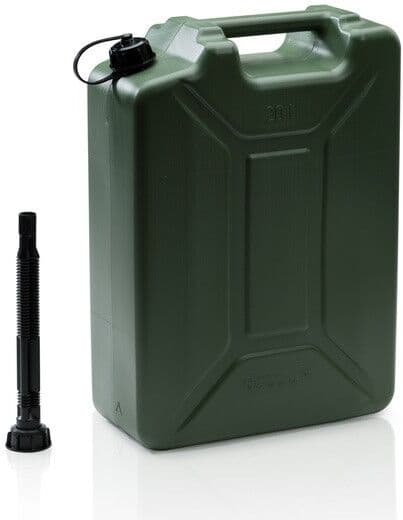 B2B Partner Plastový army kanister na pohonné hmoty 20L