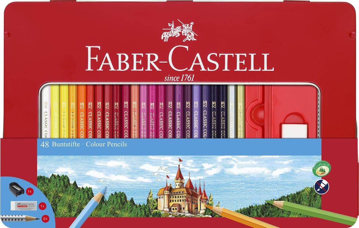 Kreativset FABER-CASTELL "Classic C", bunt, Kreativsets, Kreativset bunt Einheitsgröße