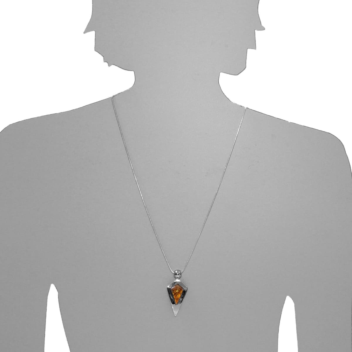 Kette mit Anhänger OSTSEE-SCHMUCK "Ostsee-Schmuck Kette mit Anhänger Erka Kette mit Anhänger Erka" Gr. 50, silber (weiß, neutral), Halsketten, Damen, 50cm, Silber 925 (Sterlingsilber), L: 45, Kette mit Anhänger weiß, neutral 50cm, Silber 925 (Sterlingsilb
