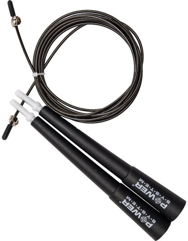 Power System Jump Rope σχοινάκι γυμναστικής χρώμα Black 1 τμχ