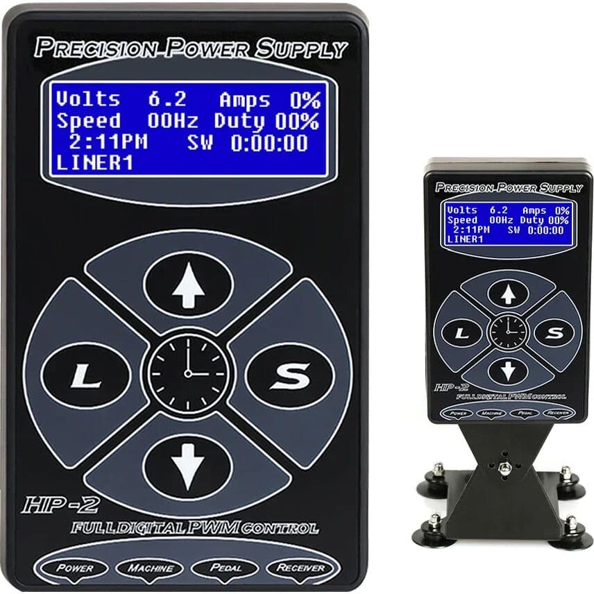 JUN.M Professional HP-2 Tattoo Power Supply For Tattoo Pen Machine Touch Screen Source Digital LCD Makeup Dual Tattoo Power Supplies