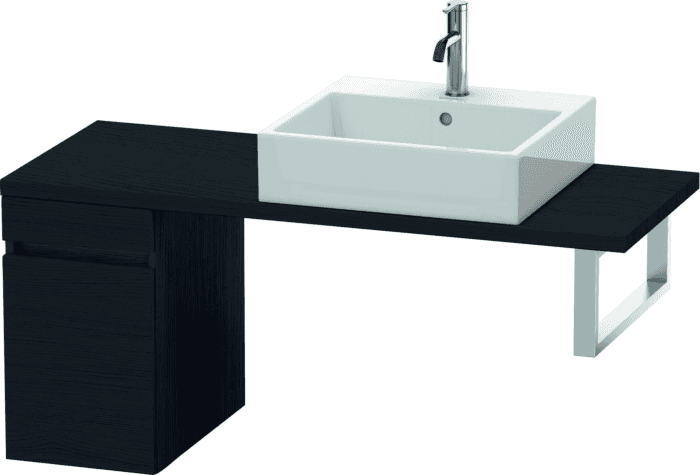 Duravit DuraStyle Waschtisch-Unterschrank DS532001616 30 x 47,8 cm, Eiche schwarz, für Konsole, 1 Auszug