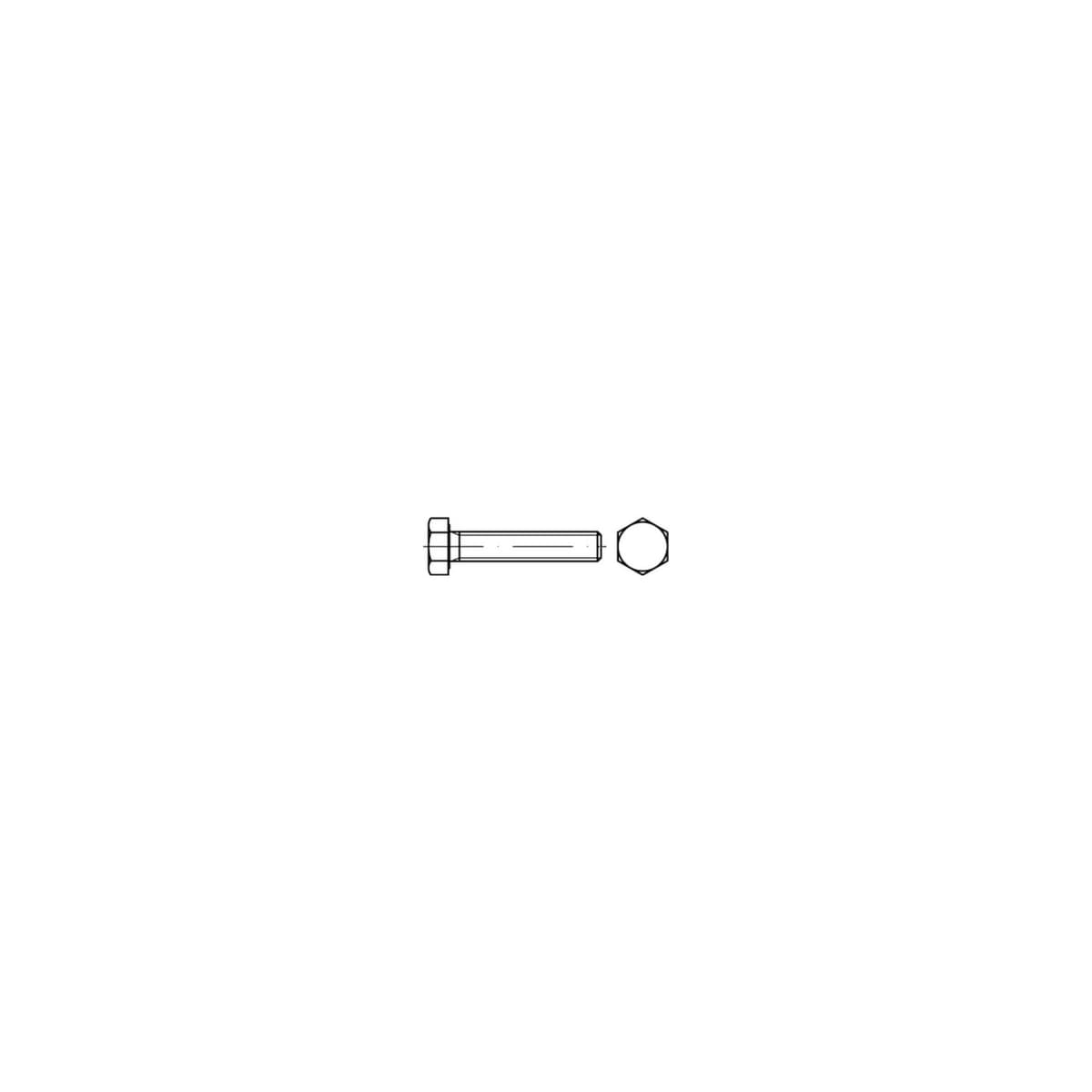 DIN 933/ISO 4017 Sechskantschraube VG M16x55 Edelstahl A2 70 blank ; Industrial Quality Supplies (009339200160055)