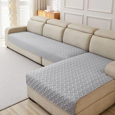 Uplift Picks Waterproof Sofa Cover Pet Couch Protector Scratch Proof Washable Slipcover light Gray 110x210 Cm