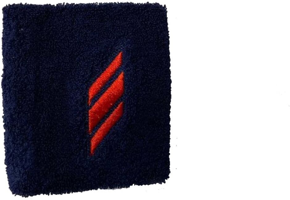 Eye Cotton Wristband Single Pack Navy/red