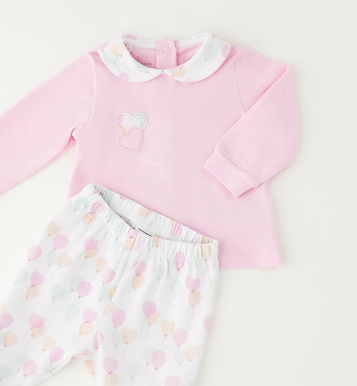 Strampler MINIBANDA "BABY GIRL TWO PIECES SET", Mädchen, Gr. 68, EURO-Größen, rosa (pink), 95% Baumwolle, 5% Elasthan, Overalls Strampler