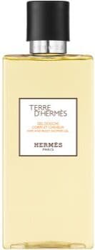 HERMÈS Terre d’ gel de duche para corpo e cabelo para homens 200 ml. Terre d’