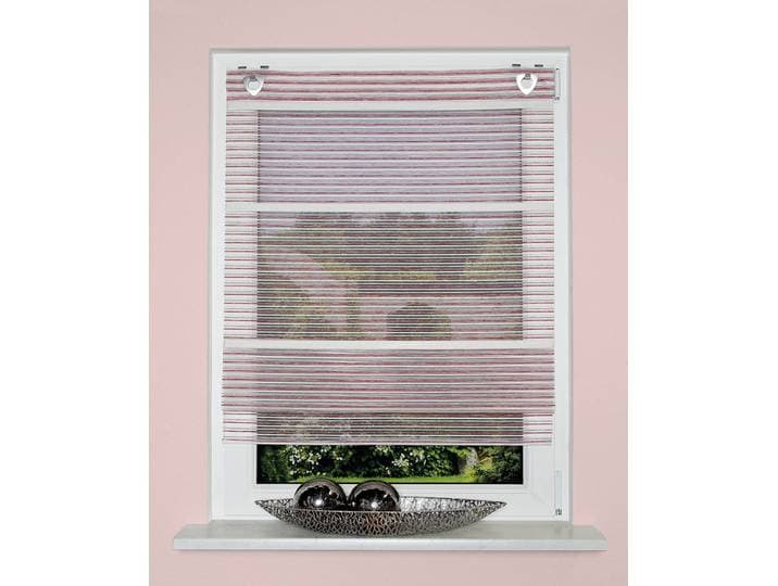 Store bateau magnétique Jörg 45 x 130cm Rouge/Baies