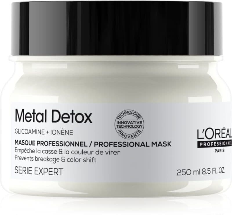 L’Oréal Professionnel Serie Expert Metal Detox Diepe Voedende Masker voor Gekleurd en Beschadigd Haar 250 ml