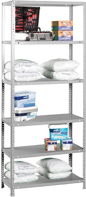 Simon Rack Estantería Metálica Comfort 6/300 2000x900x300 Mm Grey One Size