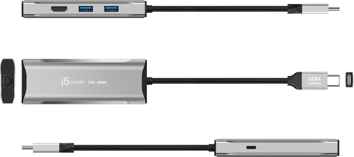 J5 4K60 ELITE USB-C 10GBPS TRAVEL DOCK