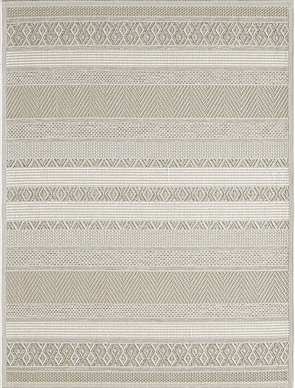 The carpet Alfombra terrazas exteriores cocina intemperie, beige, 200 x 280 cm