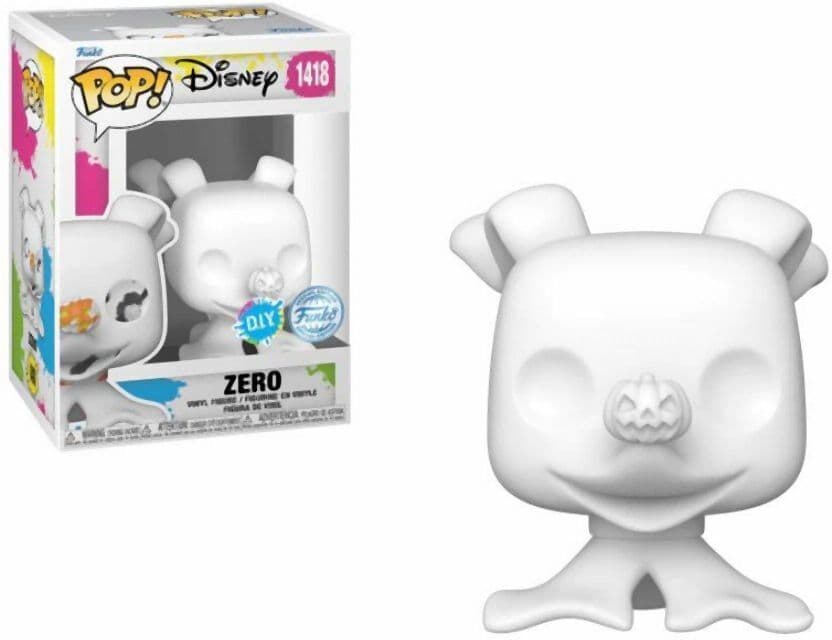 Funko Pop! Disney: The Nightmare Before Christmas - Zero (DIY) (White) (Special