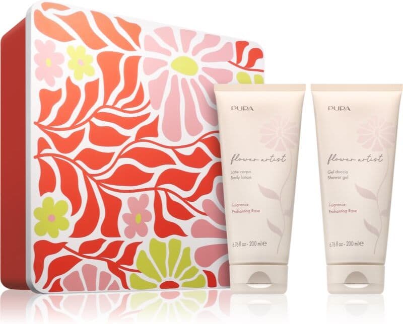 PUPA Milano Flower Artist Kit σετ δώρου για το σώμα με άρωμα Enchanting Rose