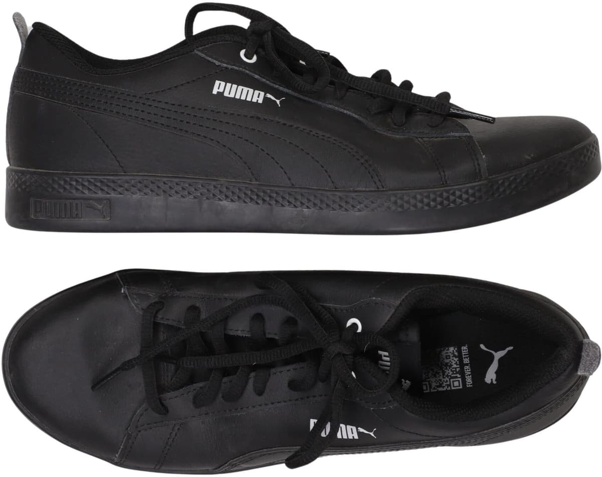 Puma Damen Sneaker, Schwarz, Gr. EU 39, kein / Etikett - Second Hand