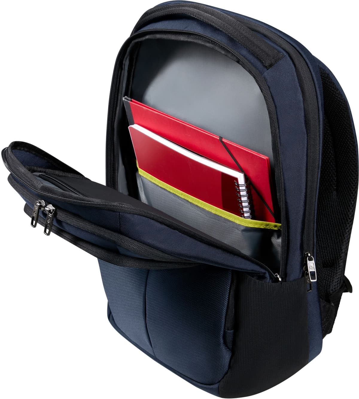 Laptoprucksack SAMSONITE "GUARDIT 3.0", Gr. B/H/T: 32cm x 48cm x 20,5cm, blau, Polyester, Rucksäcke Laptoprucksack, Businessrucksack blau B/H/T: 32cm x 48cm x 20,5cm