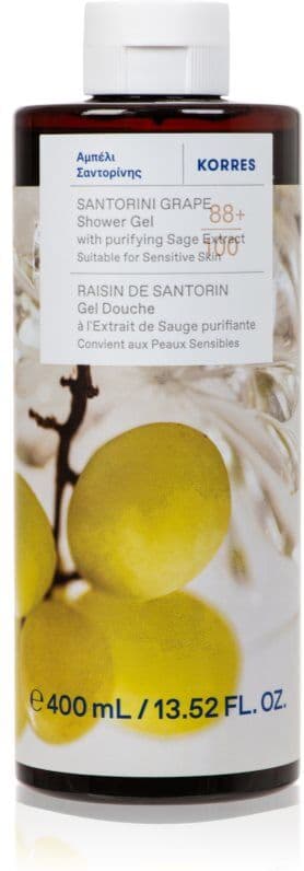 Korres Santorini Grape αναζωογονητικό τζελ ντους 400 ml