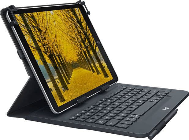 Logitech 920-008335 Custodia Con Tastiera Bluetooth Senza Fili Per Tablet Universale Display Fino A 10" Colore Nero - 920-008335 Universal Folio