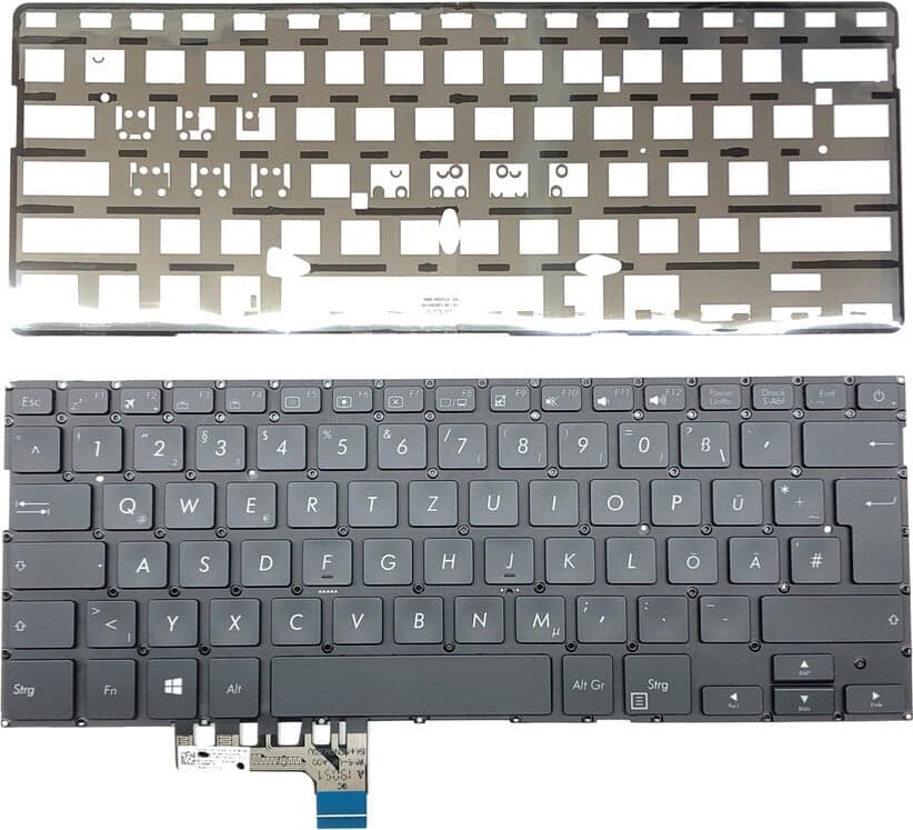 T-ProTek Zwart toetsenbord met achtergrondverlichting voor Asus ZenBook 13 UX331FN