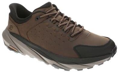 Skechers USA Conner-Rockwell (Men's) Casual in Dark Brown, Size 8 M, Leather/Memory Foam