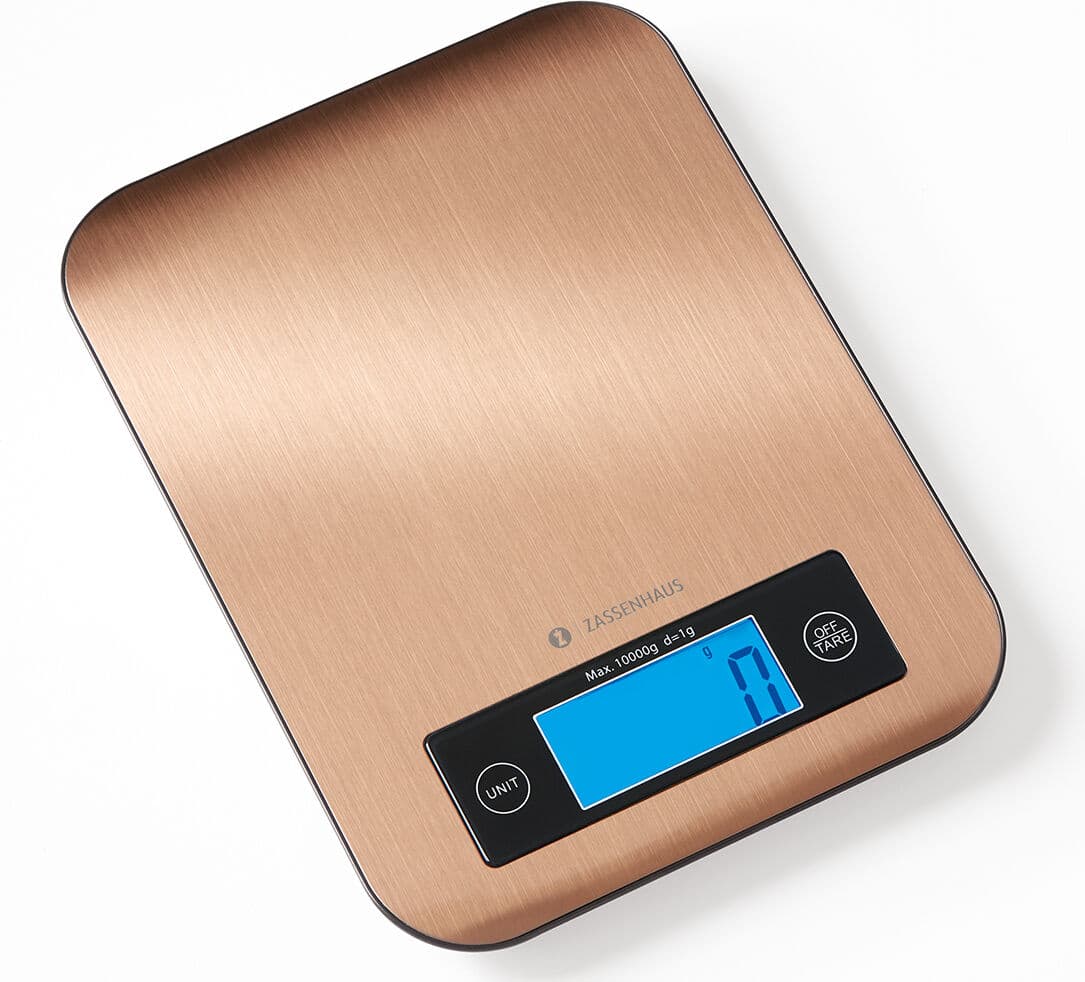 Zassenhaus Bilancia Digitale Rame 21,5 cm Pure