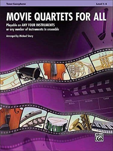 Michael Story - Movie Quartets for All - Tenor Saxophone: Playable on Any Four Instruments or Any Number of Instruments in Ensemble (Movie Instrumental Ensembles for All) - Preis vom 28.09.2026 21:19:57 h