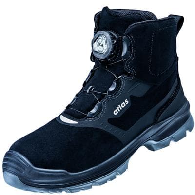 Sicherheitsstiefel ATLAS SCHUHE "Flash 6905 XP Boa" Gr. 42, schwarz (schwarz, grau), 42, Obermaterial: 100% Textilmaterial TEXMAT., Schuhe