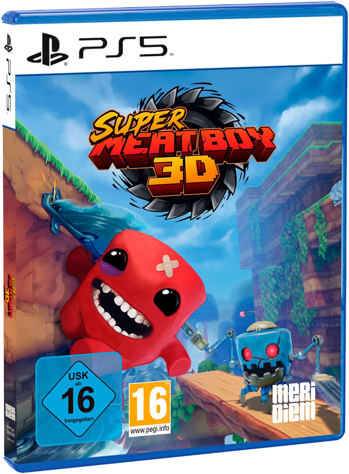 MERIDIEM GAMES Spielesoftware "Super Meat Boy 3D", bunt (weiß, neutral), PlayStation 5, Spielesoftware, Spielesoftware