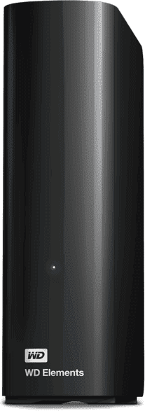 Disco duro externo 20TB - Western Digital WD Elements Desktop, Sobremesa, USB 3.0, Compatible 2.0, Formato NTFS, Negro