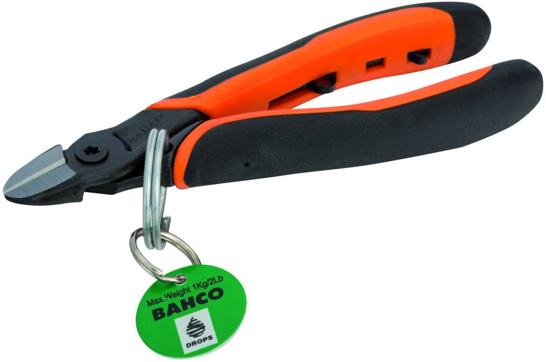 Alicate de corte lateral com anel de segurança Bahco TAH2101G-160
