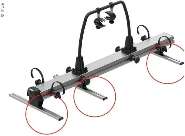 Thule Installasjonssett For Veloslide 140 Cm Monteringskinne À 3 Stk