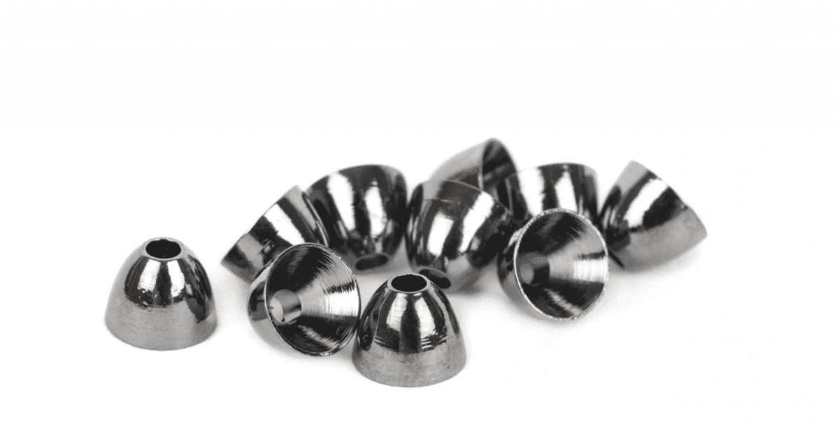 Fly-Dressing Conehead Medium (5,5mm) 10 Pack (Färg: Black Nickel)