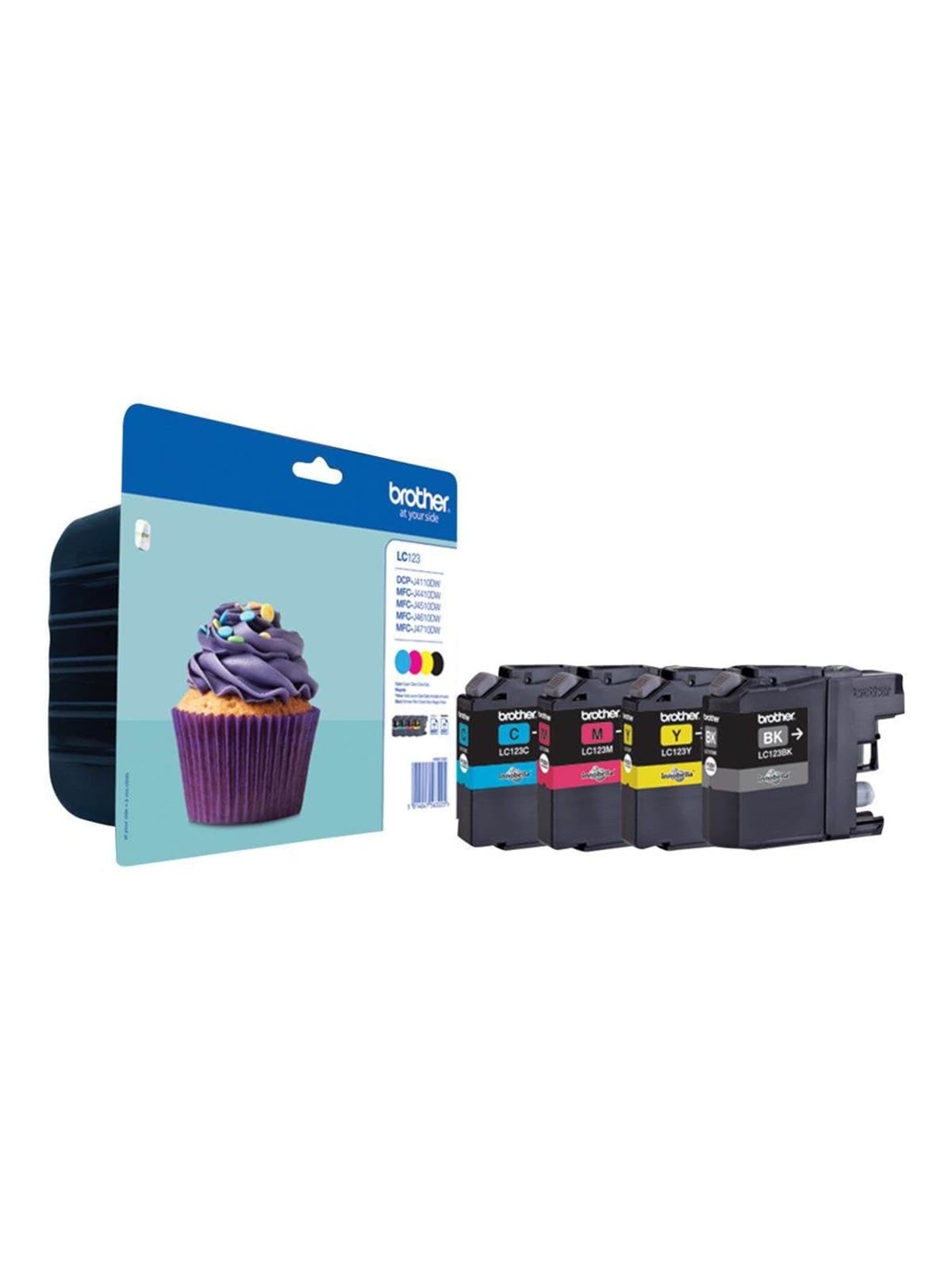 Brother LC123VALBP / LC 123VALBP 4-Pack High Capacity - Tintenpatrone Cyan