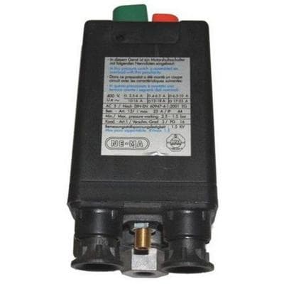 Aerotec Nema Schalter 400V 3 Wege 3/8 Zoll 6,3-10 A - Abg. 3 - 1/4 Zoll 9063148 Druckluft-Druckschalter 1 St.