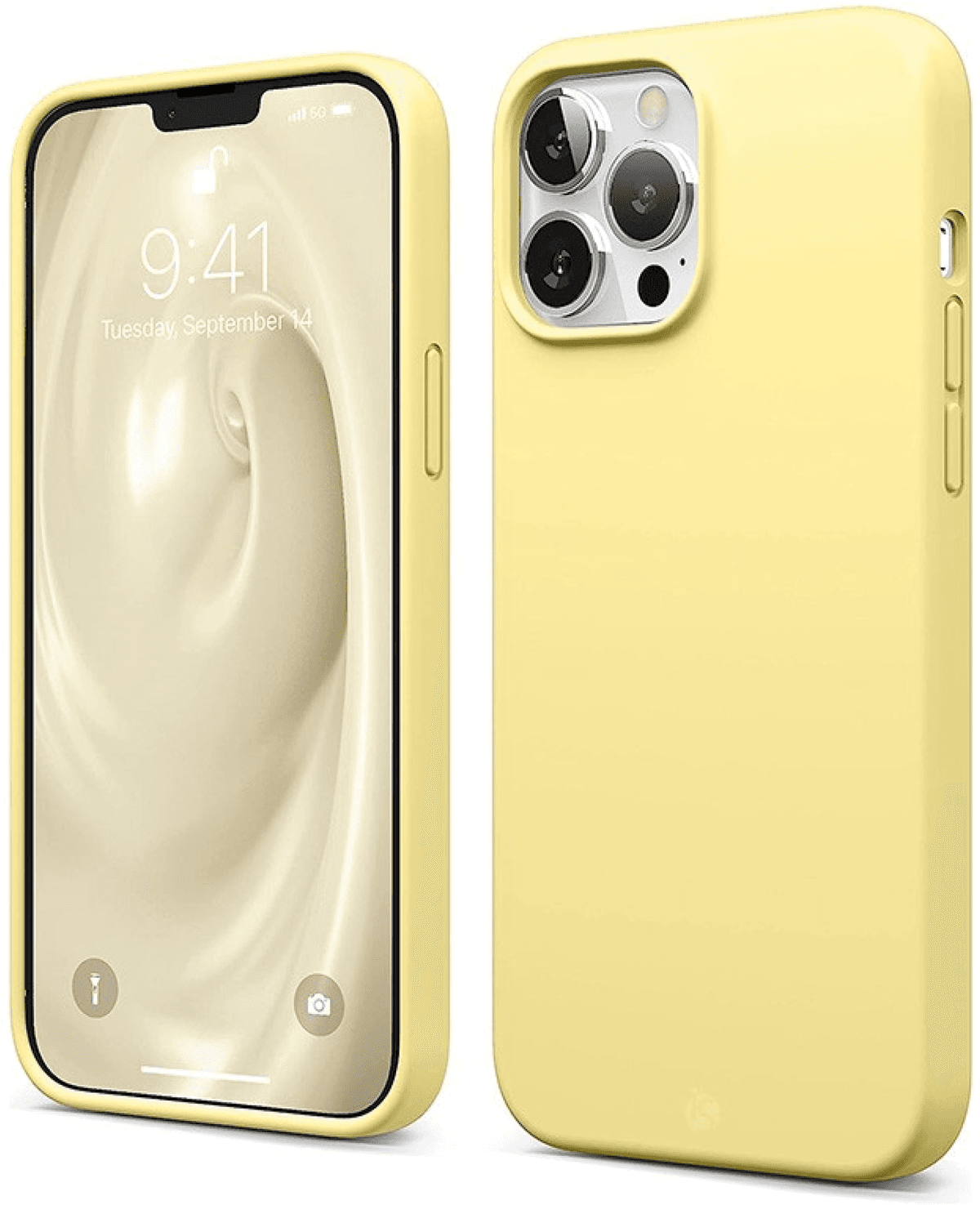 iS Capa Silicone Líquido Magsafe iPhone 14 Pro Max - Amarelo