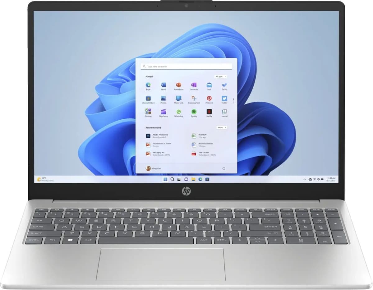 HP 15-fd   i3-N305   15.6"   8 GB   256 GB SSD   svart   Win 11 Home   DE
