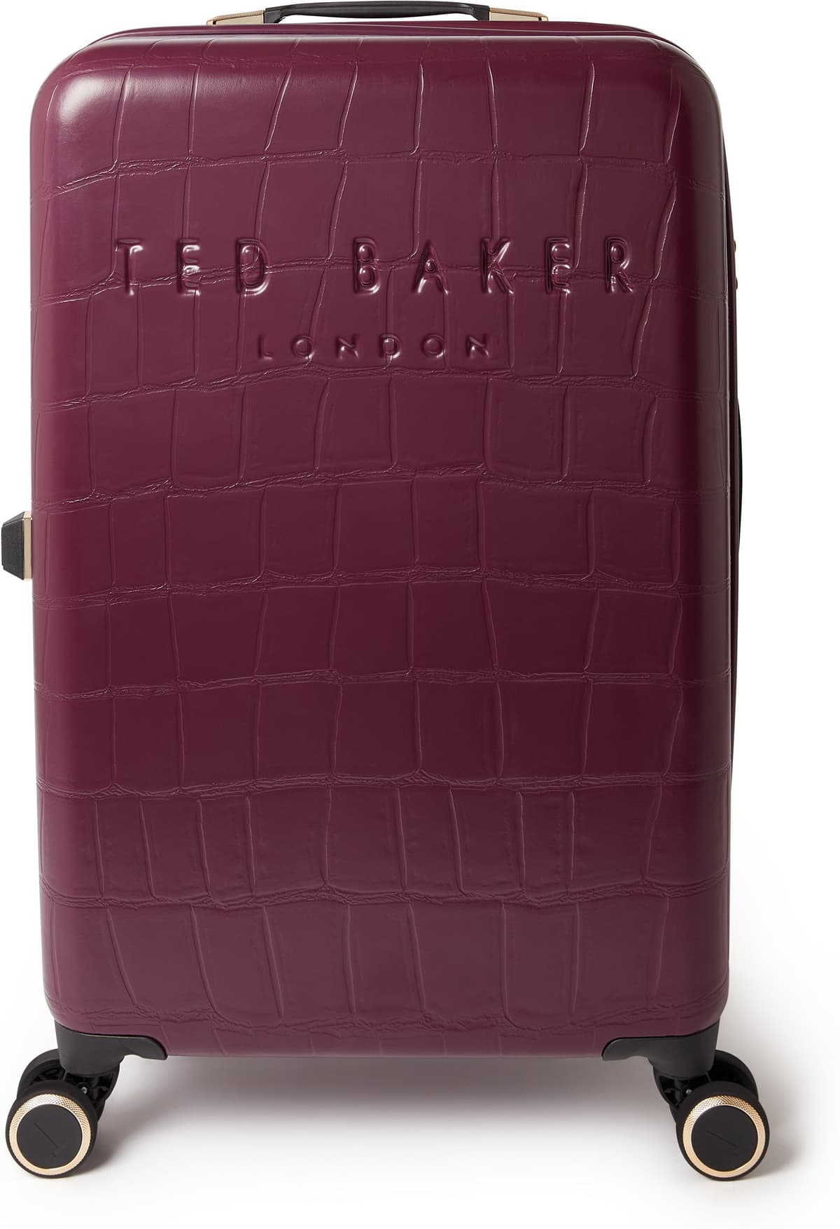 Ted Baker Icon Case 68cm 4-Wheel Medium Suitcase - Plum