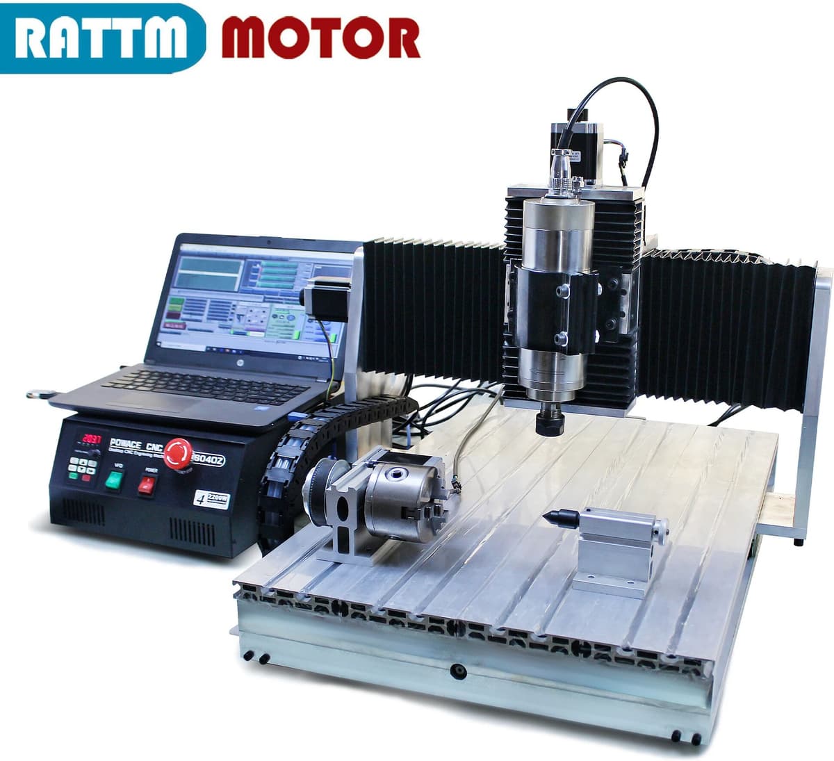 other 4 Axis 2.2KW 6040 USB MACH3 CNC Linear Guide Router Milling Cutting Machine For Metal Woodworking Machine