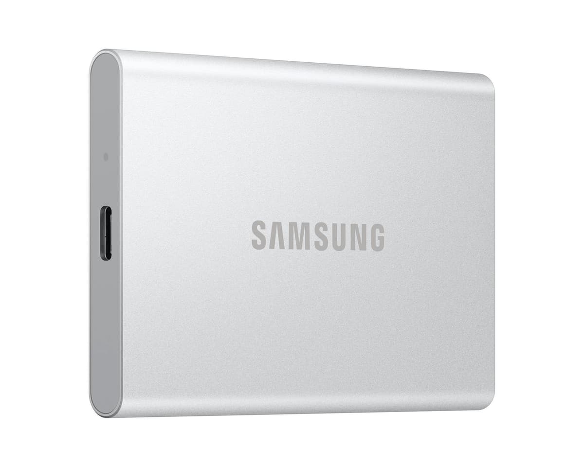 Samsung Portable SSD T7 Resurrected 2 TB externe Festplatte (SSD) USB-A Silber