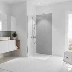 Schulte  ExpressPlus  Duschrückwand  DecoDesign  Farbe  90x255  cm  Hellgrau
