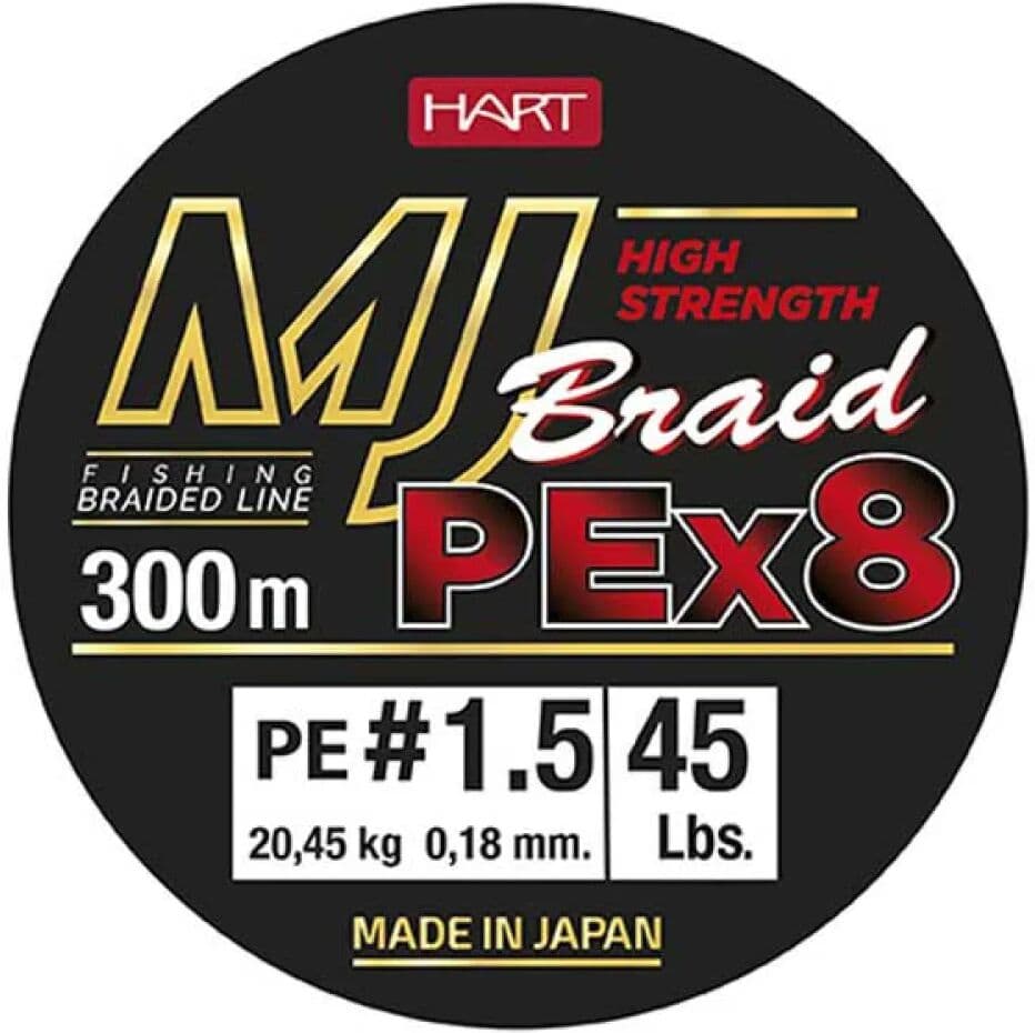 Hart Línea Trenzada Mj 3600 M Multicolour 0.160 mm