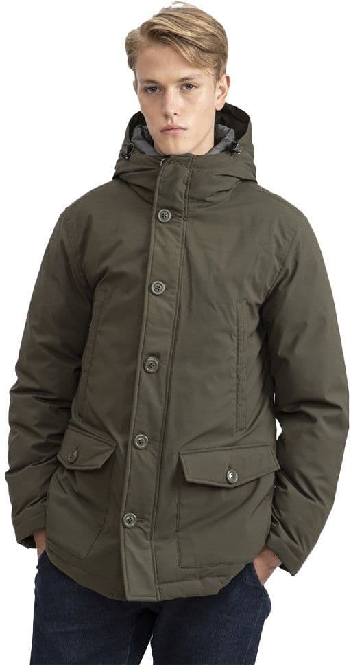 Canadian Parka Con Cappuccio Verde Uomo M/L