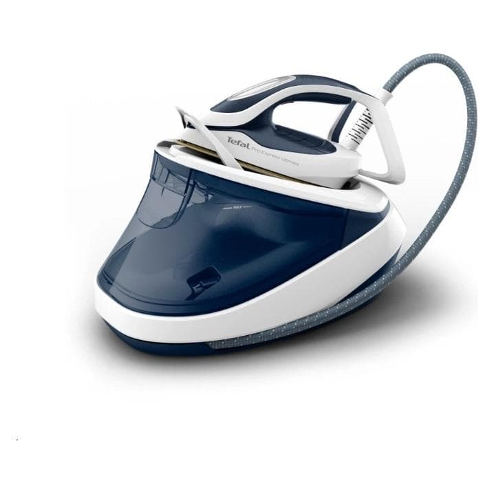 Tefal Pro Express Ultimate II GV9712E0 steam ironing station Durilium AirGlide soleplate Blue, White (3000 W, 590 g/min) (GV9712E0)