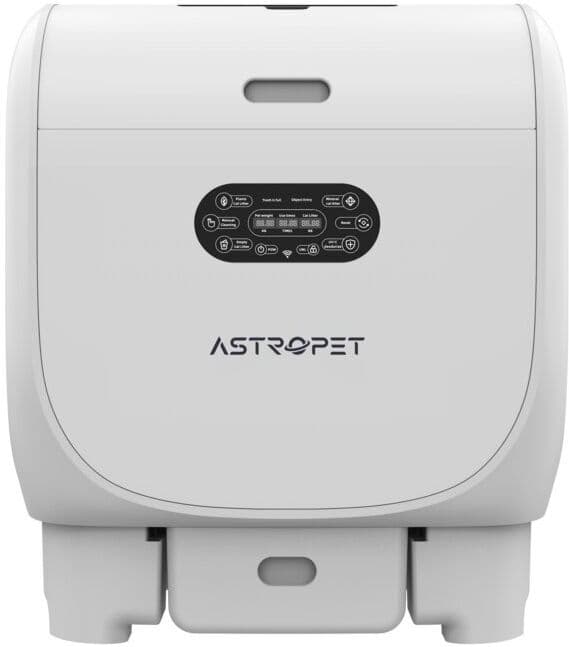 Caja de arena inteligente “Jupiter Pro” para gatos (blanco) - ASTROPET