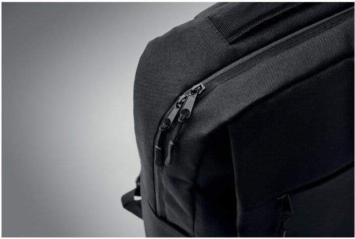 Sac à dos RPET pour ordinateur personnalisé AKRAOS noir