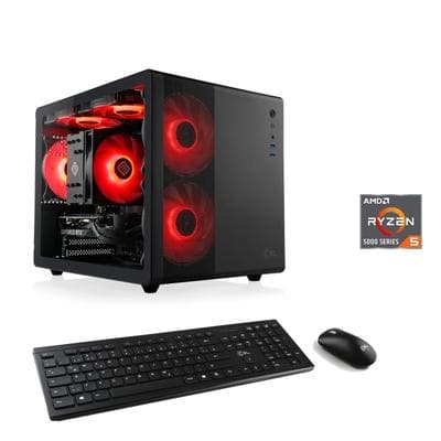 CSL PC "Cube V24190", schwarz, Microsoft Windows 11 Home (64 Bit), GeForce RTX 4060, 32 GB RAM 1.000 GB SSD, Desktop-PCs, PC
